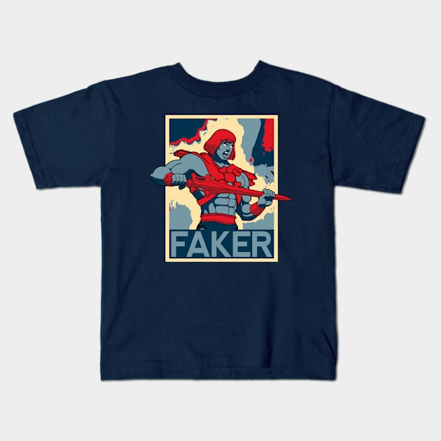 Faker Kids T-Shirt by Nerd_art